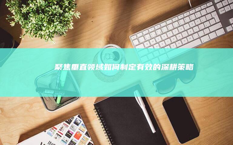 聚焦垂直领域如何制定有效的深耕策略