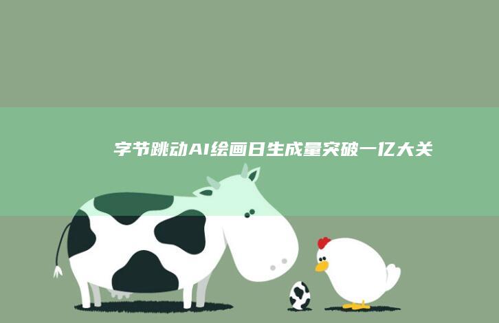 字节跳动日生成量突破一亿大关