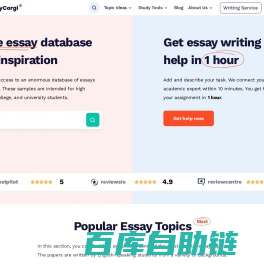StudyCorgi® - Fast Essay Writing Help | Free Essay Samples