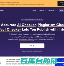 Originality AI Plagiarism and Fact Checker - Publish With Integrity