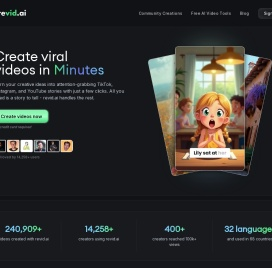 Revid AI - Ideate, Publish, Go Viral | #1 AI Video Generator