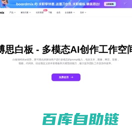 boardmix博思白板官网, AIGC在线生成, 多人协同思维导图, 流程图工具