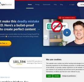 Spin Rewriter AI - Article Rewriter Loved by 181,394 Users